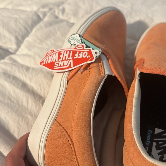 Vans comfy off the wall loafers size 7 peach/orange - Picture 9 of 10